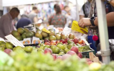 Haal je groente en fruit op de markt